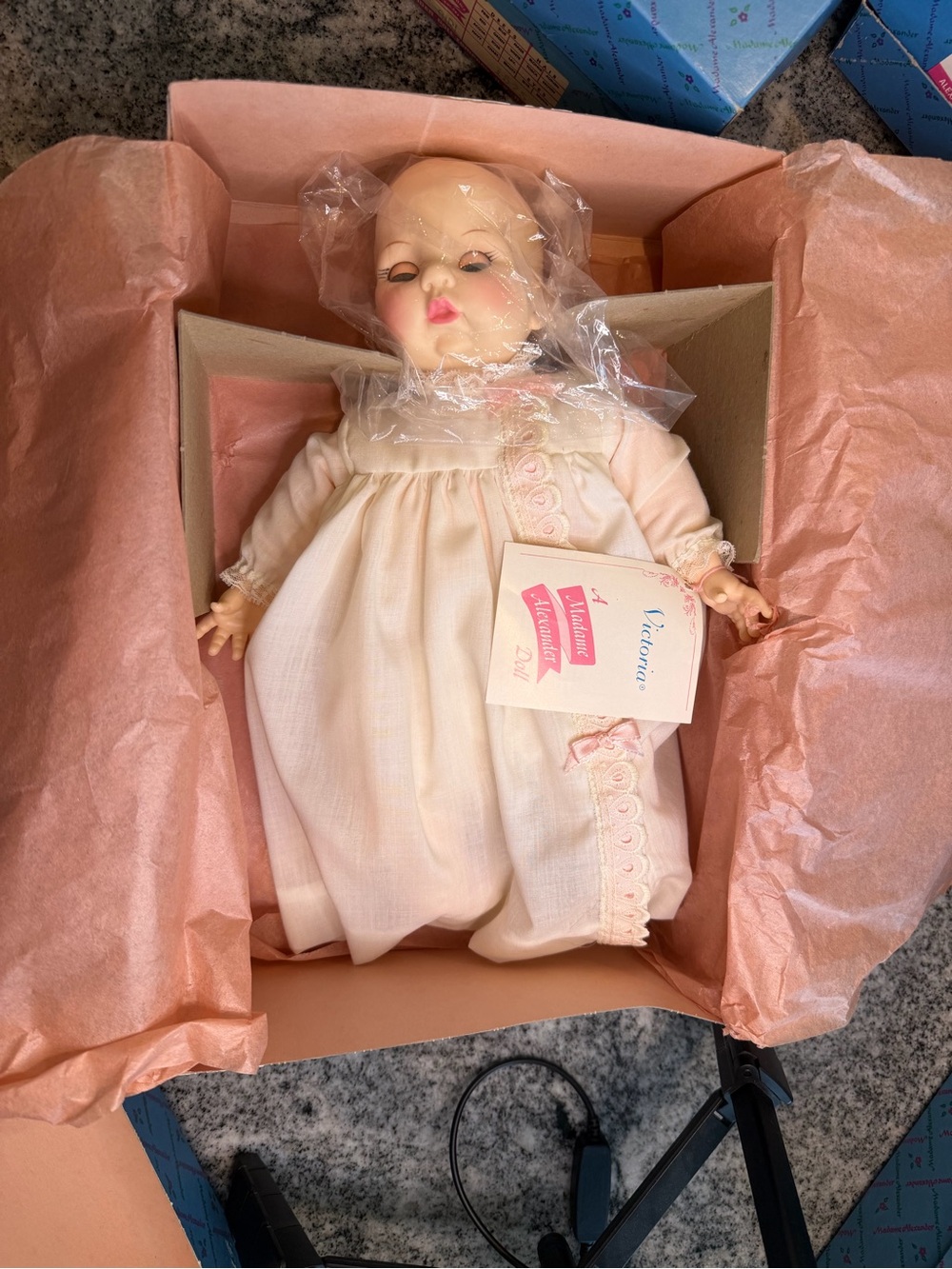 Vintage  VICTORIA 1960s Madame Alexander doll with Original Box